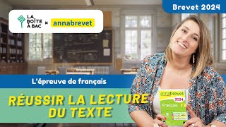 Lire et comprendre le texte du sujet  Brevet de Français 2025 avec Hatier et La Boîte à Bac [upl. by Ynehpets161]