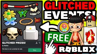 THESES FINISHED EVENTS ARE GLITCHED The FREE Prizes STILL WORK Glitched Roblox Events [upl. by Annelg]