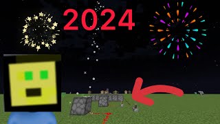 Můj geniální minecraft ohňostroj😅2024 [upl. by Elrebmik]