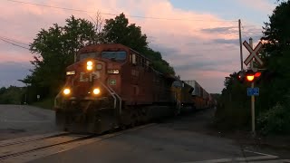 FLYING CP 8635 UP 3054 KCS 4818 at Caledon JUN 26 2024 [upl. by Lorant]