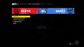 EA SPORTS™ UFC® 2 Турнир 1 Бой 8116 MIRSAD BEKTIC vs RENAN BARAO [upl. by Smeaj]