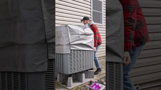 Should You Cover Your AC In The Winter Heres The Truth shorts [upl. by Nysa]