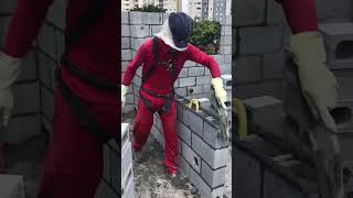 construction work new block worker shorts artist explore trending diy work art amazing [upl. by Atteras]