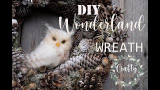 Winter Wonderland Wreath  Christmas Pinecones Wreath [upl. by Ayaet230]