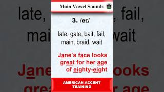 Main vowel sound 2  Mastering American Accent Training english learnenglish [upl. by Malek]