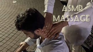 Must watch Amazing roadside head massage and neck cracking 👌 by local barber💆‍♂️ [upl. by Anar]