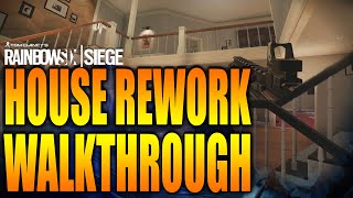 Rainbow Six Siege  In Depth HOUSE REWORK FULL WALKTHROUGH Operation Steel Wave [upl. by Der]