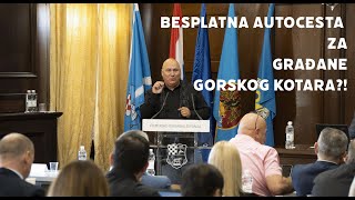 Vaučeri i besplatna autocesta za građane Gorskog kotara [upl. by Kidd]