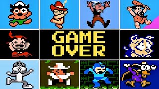 NES Games GAME OVER Screens Vol3 [upl. by Arihsak]