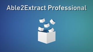 Able2Extract Professional Convert Create Edit OCR and Sign PDF Documents [upl. by Rozek]