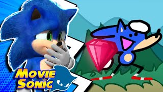 Movie Sonic Reacts To Something About Sonic The Hedgehog 2 ANIMATED [upl. by Etnuad36]