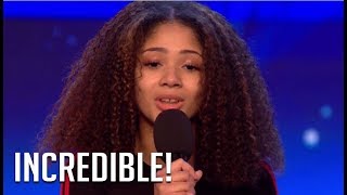 15 Yearold Ella Yard WOWS The Judges With God Only Knows  Britains Got Talent 2018 [upl. by Annohs]