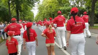 Fanfarenzug Großjena beim Naumburger HussitenKirschfest 2016 [upl. by Yauq]