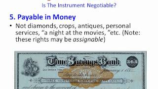 Negotiable Instrument Song [upl. by Fry290]