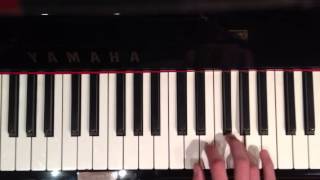 Flapper Girl by the Lumineers piano tutorial  part 1 [upl. by Skcirdnek422]