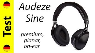 Audeze Sine  premium planar onear DEUGER [upl. by Lew]