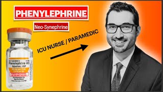 Phenylephrine NeoSynephrine  Third line vasopressor [upl. by Atinid]