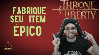 THRONE AND LIBERTY  COMO UTILIZAR A LITOGRAFIA PARA CRIAR ITENS [upl. by Brawner]