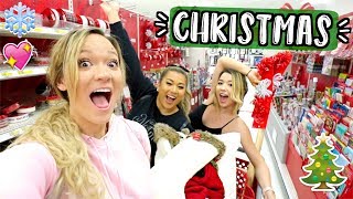 Girls Christmas Shopping at Target Vlogmas Day 3 [upl. by Lsiel]