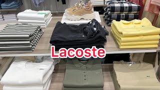 4k Lacoste clothes and shoes collection for spring and summer [upl. by Antebi]