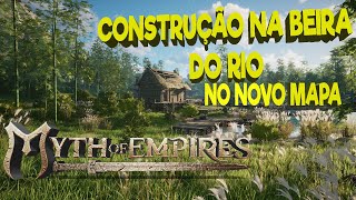 O INICIO DA CONSTRUÇÃO A BEIRA DO RIO EM MYTH OF EMPIRES [upl. by Nwahsuq]