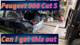 Peugeot 308 Cat S Copart UK Salvage Rebuild Part 4 [upl. by Natsuj400]