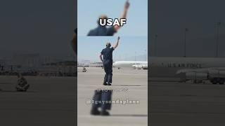 The Best Marshallers 🎶 🎵 funny cool avgeek marshaller music dancing aircraft aviation [upl. by Adav351]