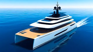 16 MOST FUTURISTIC CATAMARAN YACHTS [upl. by Dugaid]