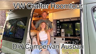 VW Crafter Camper Ausbau I Vantour DIY Campervan Umbau [upl. by Aihsoj814]