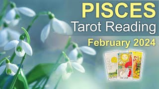 PISCES TAROT quotSUCCESS COMES IN ON THE HEELS OF DISAPPOINTMENT REFLECTION TIME IN ❤️quot February 2024 [upl. by Onahpets]