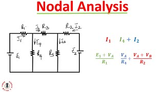 Step by Step Nodal Analysis for Electrical Circuits with Sources [upl. by Spillar232]