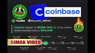 YOOSHI LISTING DI COINBASE [upl. by Eeraj]