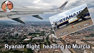 Ryanair  Luton to Murcia  Boarding  Taxiing  Take off [upl. by Anabahs]