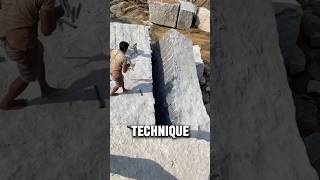 Ancient rock cutting technique… [upl. by Eanyl]