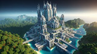 Minecraft FUTURISTIC CASTLE Building Ideas  100 Different Designs [upl. by Illak974]