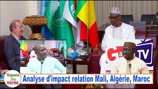 URGENT Analyse dimpact relation Mali Algérie Maroc [upl. by Aserej]