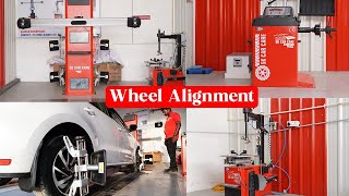 Is your car pulling to one side or experiencing uneven tire wear  wheel alignment 5kcarcare [upl. by Arraek]