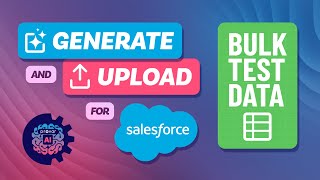 Generate and Upload Bulk Test Data for Salesforce with Provar AI [upl. by Doralyn]