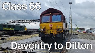 Freight Drivers Eye View Daventry to Ditton [upl. by Kronfeld]