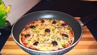 Meilleure Pizza Maison  Recette Pizza Sans Four  Pizza Recipe Without Oven [upl. by Norb]