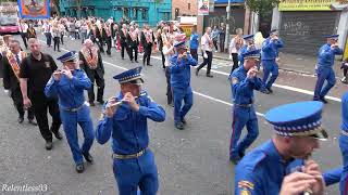 Monkstown YCV Flute Band  Belfast 12th quotReturn Routequot 12072024 4K [upl. by Heidi986]