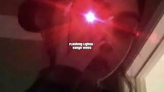 flashing lights  kanye west sped up [upl. by Rodmun317]