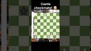 Castle checkmate 🤯 shorts castling checkmate [upl. by Blanc95]