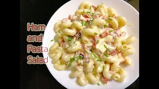 Ham Pasta Salad Recipe [upl. by Ellan]