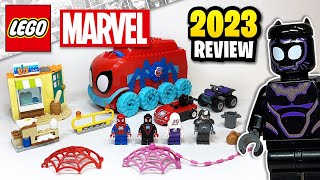 LEGO Marvel Team Spideys Mobile Headquarters 10791  2023 Set Review [upl. by Enahsal]