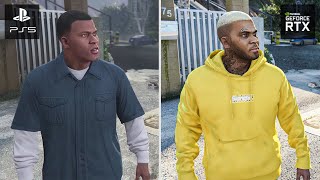 GTA V PS5 vs PC  Graphics Comparison  Expanded amp Enhanced vs PC with Ultra Graphics Mods [upl. by Geilich]