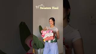 Myntra sweaters haul under ₹999 sweaterhaul myntrafinds sweaterstyle youtubeshorts falloutfits [upl. by Assiroc947]