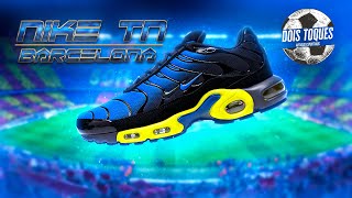 OS MELHORES TÊNIS IMPORTADOS DE 2024  NIKE AIR MAX TN BARCELONA AZUL [upl. by Eiwoh]