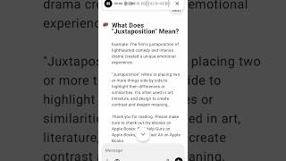 What Does quotJuxtapositionquot Mean [upl. by Lutero]