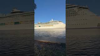 Radiance of the seas leaving Tampa [upl. by Dnivra855]